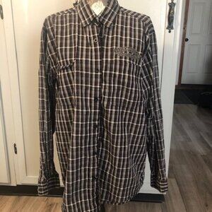 Men's Harley Davidson Button Shirt